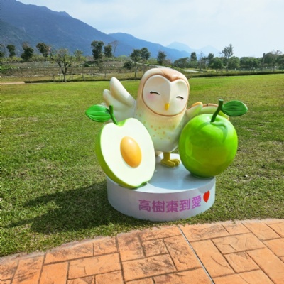高樹新豐親水公園草鴞雕塑