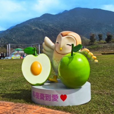 高樹新豐親水公園草鴞雕塑