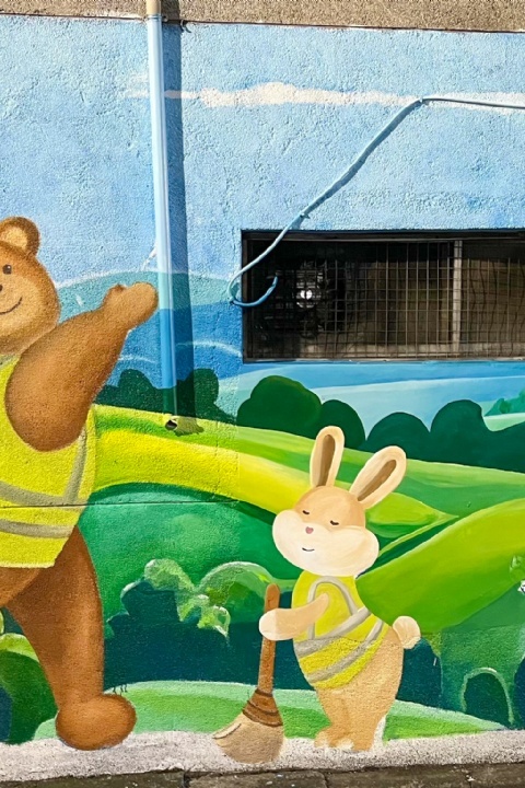 蘆洲仁復里牆面彩繪