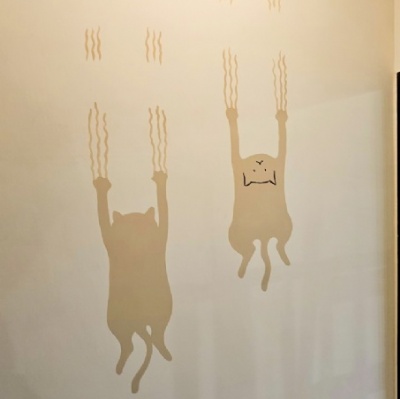 東港奶油田民宿牆面彩繪