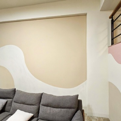 東港奶油田民宿牆面彩繪