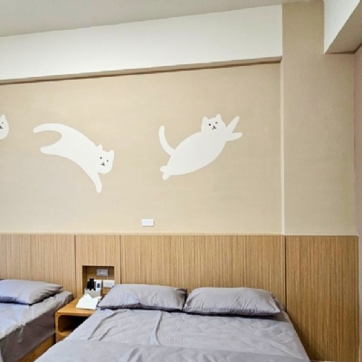 東港奶油田民宿牆面彩繪