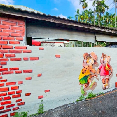 彰化溪洲故事館牆面彩繪