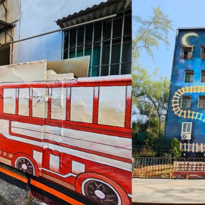 臺鐵三塊厝車站周邊活化再利用計畫-彩繪工程