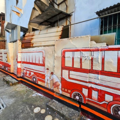 臺鐵三塊厝車站周邊活化再利用計畫-彩繪工程