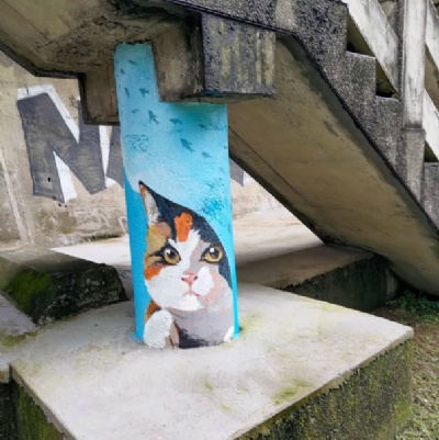 新北瑞芳爪峰河濱步道彩繪