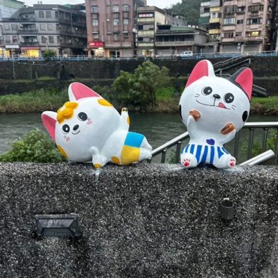 新北瑞芳爪峰河濱步道彩繪